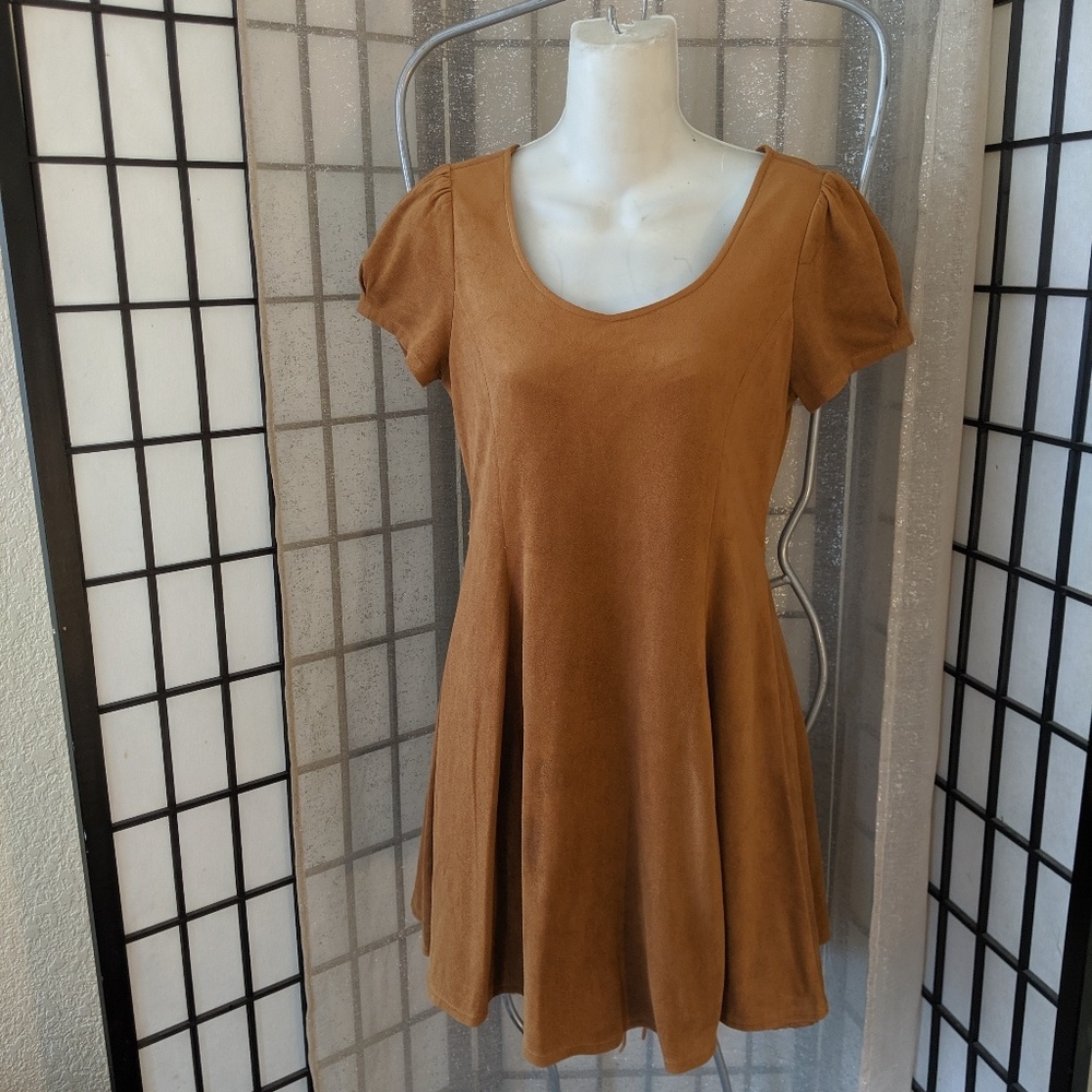 Suede dress